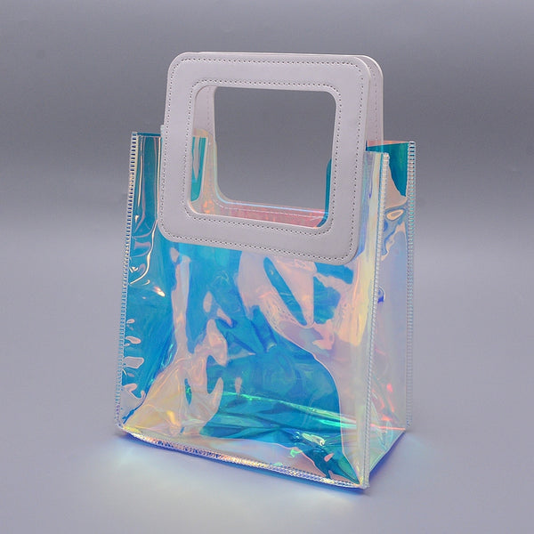 CRASPIRE 1 Set Laser Transparent Tote Bag