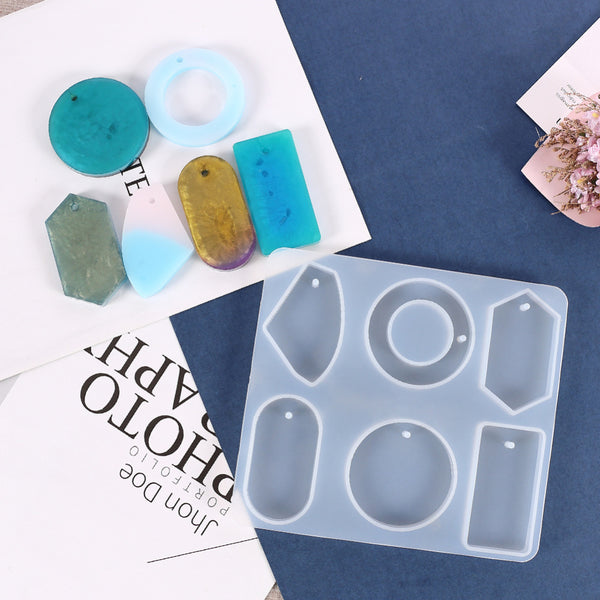 CRASPIRE DIY Silicone Molds, Resin Casting Molds, For UV Resin