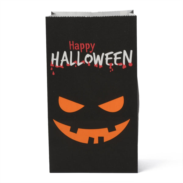 CRASPIRE 30 pc Halloween Theme Kraft Paper Gift Bags, Shopping Bags,  Rectangle, Colorful, Gnome Pattern, Finished Product: 21x14.9x7.9cm