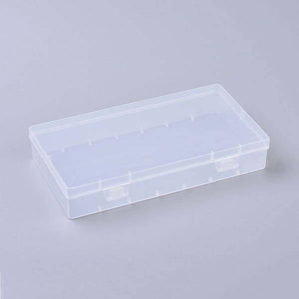 Clear Plastic Bead Storage Containers in a Box, 14x16.7x5.4cm; 30pcs/box