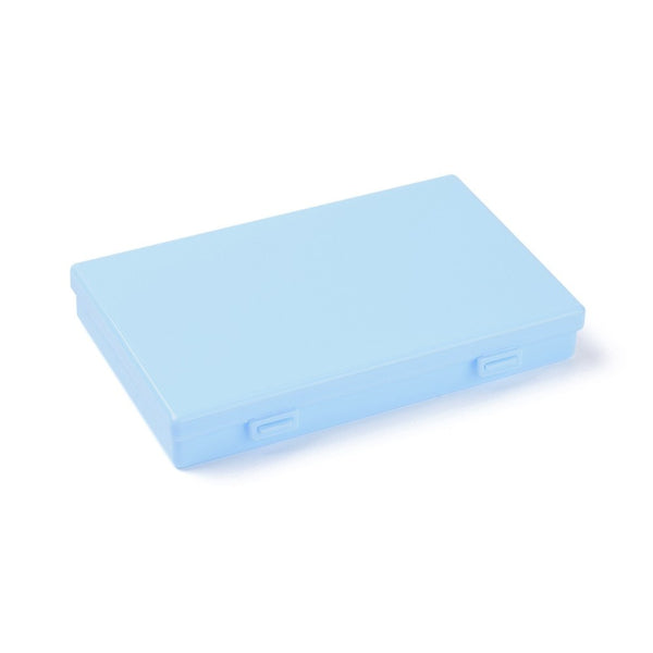 Plastic Bead Storage Containers, Rectangle, Clear, 5x2.7x3cm