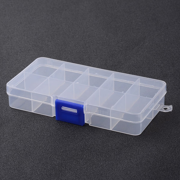 CRASPIRE 5 pcs Plastic Bead Storage Container, 18 Compartment