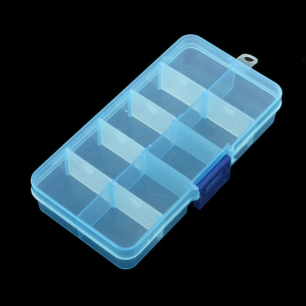 CRASPIRE 20 pcs Plastic Bead Storage Containers, 15 Compartments