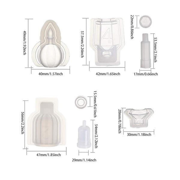 CRASPIRE DIY Rectangle Musical Instruments Bookmark Silicone Molds, for  Resin Casting Molds, Clay Craft Mold Tools, White, 143x33x4.5mm, Hole: 3mm