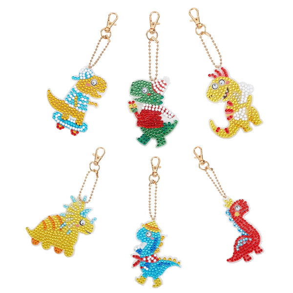 Craspire DIY Diamond Painting Keychain Kits, Dinosaur Theme Diamond Pa –  CRASPIRE