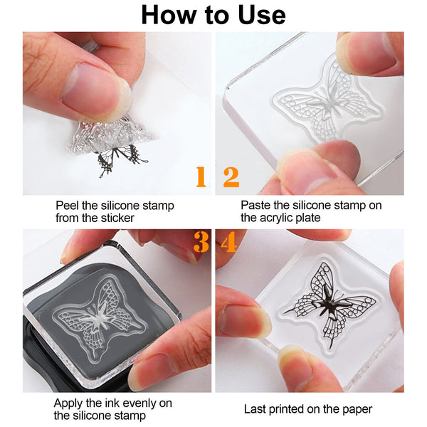 Wholesale CRASPIRE Butterfly Clear Stamps for Card Making Decoration  Scrapbooking Supplies 