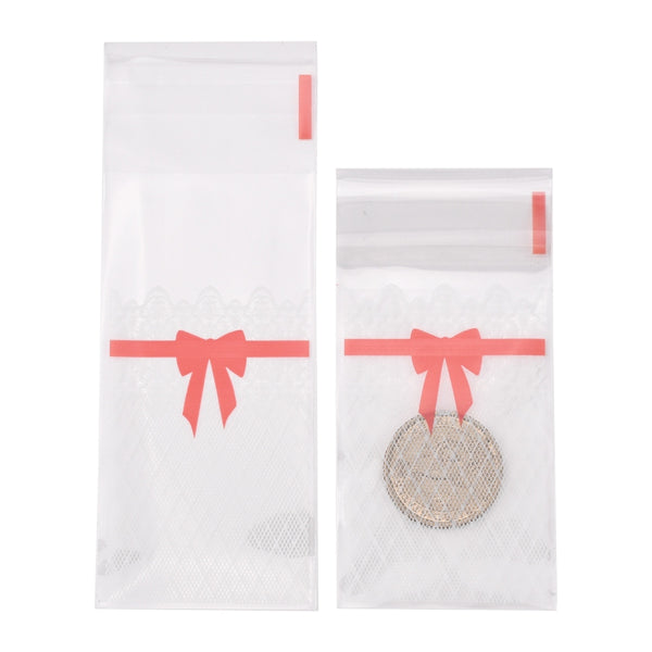 CRASPIRE 500 pc Rectangle Cellophane Bags, White, 16x9.5cm, Unilateral  Thickness: 0.05mm, Inner Measure: 10.7x9.5cm, Hole: 6mm