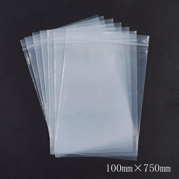 Craspire 1 Bag Zipper Lock Bags, 350pcs 10x15cm/3.9x5.9 Clear