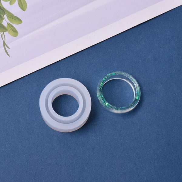 CRASPIRE Silicone Ring Molds, Resin Casting Molds, For UV Resin, Epoxy  Resin Jewelry Making, White, 257x82x8~8.5mm, Inner Size: 22~28mm