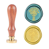 Sunflower Wood Handle Wax Seal Stamp