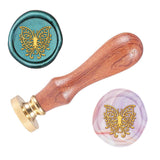 Butterfly Wood Handle Wax Seal Stamp