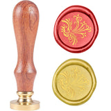 Phoenix Wood Handle Wax Seal Stamp