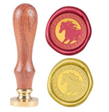 Horse Wood Handle Wax Seal Stamp