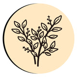 Eucalyptus Branches Leaves Wax Seal Stamps