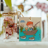 Craspire Fishing Boy Clear Silicone Stamp Seal for Card Making Decoration and DIY Scrapbooking