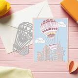 CRASPIRE Hot Air Balloon Carbon Steel Cutting Dies Stencils, for DIY Scrapbooking/Photo Album, Decorative Embossing DIY Paper Card