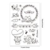 Craspire Animal, Bird, Valentine, Love Clear Silicone Stamp Seal for Card Making Decoration and DIY Scrapbooking