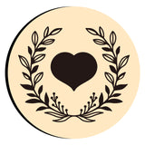 Leaf Heart-shaped Wax Seal Stamps