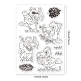 Craspire Toucan, Bird, Tropical, Cartoon, Cute Clear Stamps Silicone Stamp Seal for Card Making Decoration and DIY Scrapbooking