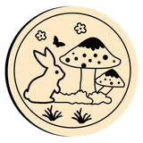 Mushroom and Cat Wax Seal Stamps