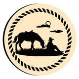 Cowboy Horse Wax Seal Stamps