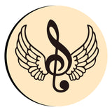 Musical Note Wings Wax Seal Stamps