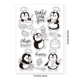 Craspire Penguin, Chef, Baking, Dessert, Cake Clear Silicone Stamp Seal for Card Making Decoration and DIY Scrapbooking