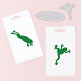 CRASPIRE Frog, Tadpole, Lotus Leaf, Star, Moon, Tree Carbon Steel Cutting Dies Stencils, for DIY Scrapbooking/Photo Album, Decorative Embossing DIY Paper Card