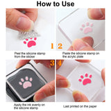 Craspire Animals, Blocks, Cute, Cartoon Clear Silicone Stamp Seal for Card Making Decoration and DIY Scrapbooking