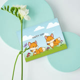 Craspire Fox, Plant, Butterfly Clear Silicone Stamp Seal for Card Making Decoration and DIY Scrapbooking