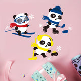 CRASPIRE Skiing, Skating, Sports, Panda, Ice Hockey, Curling, Scarf, Hat, Goggles Carbon Steel Cutting Dies Stencils, for DIY Scrapbooking/Photo Album, Decorative Embossing DIY Paper Card