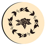 Rose Cross Leaves Wax Seal Stamps