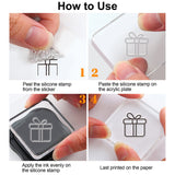 Craspire Otter Clear Silicone Stamp Seal for Card Making Decoration and DIY Scrapbooking