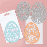 CRASPIRE Easter, Patterned Bunnies, Eggs, Butterflies Carbon Steel Cutting Dies Stencils, for DIY Scrapbooking/Photo Album, Decorative Embossing DIY Paper Card