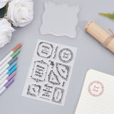 Craspire Greetings Silicone Stamp Seal for Card Making Decoration and DIY Scrapbooking