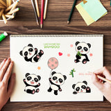 Craspire Panda, Cute, Bamboo, Balloons, Happy Birthday, Flowers, Valentine's Day Clear Silicone Stamp Seal for Card Making Decoration and DIY Scrapbooking