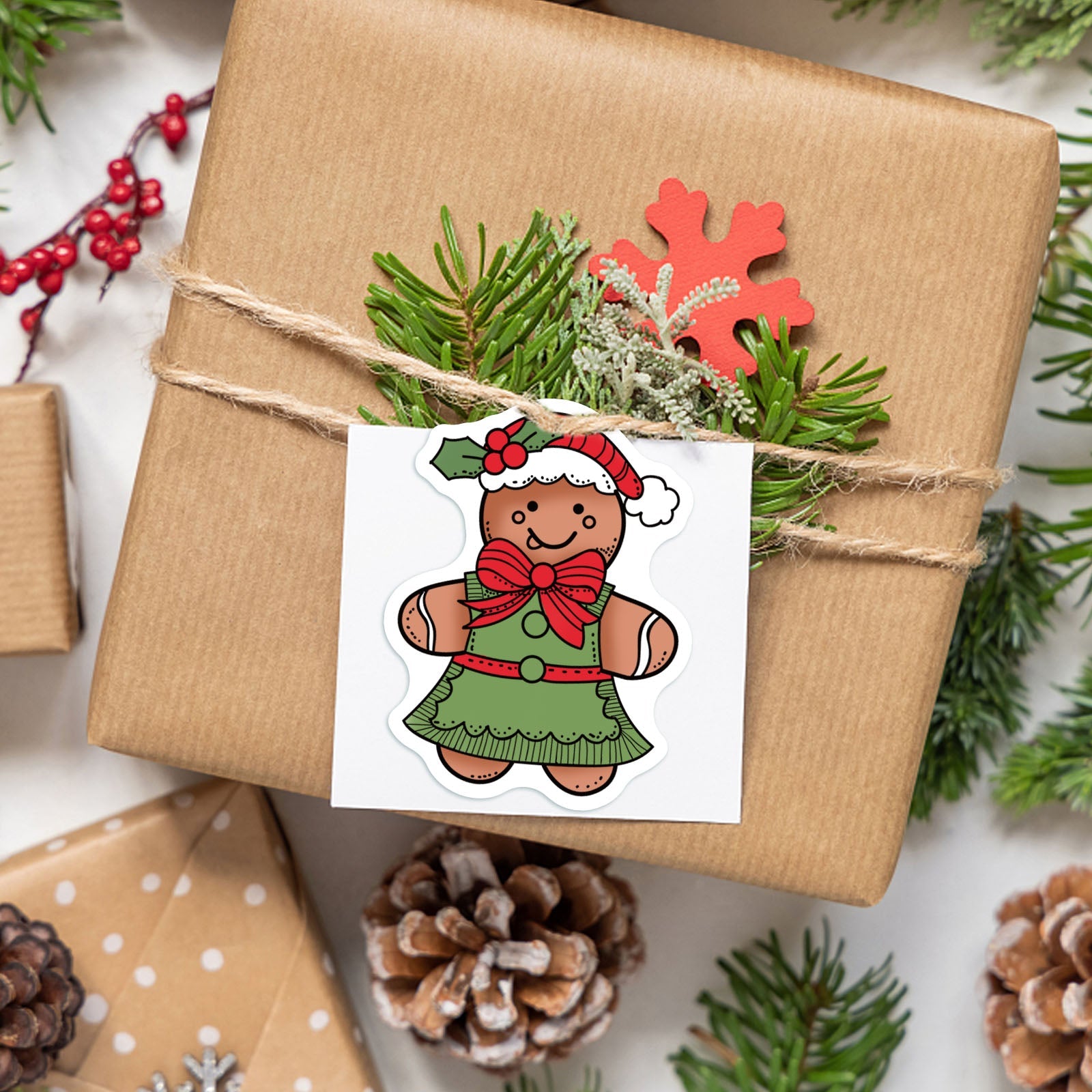 Christmas Background With Gingerbread Man Holding A Happy Holidays Sign And  Christmas Gifts In Teal Setting Stock Photo - Download Image Now - iStock