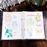 Craspire PVC Plastic Stamps, for DIY Scrapbooking, Photo Album Decorative, Cards Making, Stamp Sheets, Animal Pattern, 16x11x0.3cm