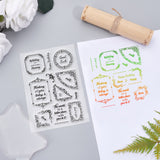 Craspire Greetings Silicone Stamp Seal for Card Making Decoration and DIY Scrapbooking