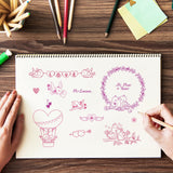 Craspire Animal, Bird, Valentine, Love Clear Silicone Stamp Seal for Card Making Decoration and DIY Scrapbooking