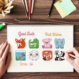 Craspire Animals, Blocks, Cute, Cartoon Clear Silicone Stamp Seal for Card Making Decoration and DIY Scrapbooking