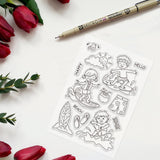 Craspire Surf Clear Stamps Silicone Stamp Seal for Card Making Decoration and DIY Scrapbooking