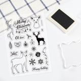 Craspire Deer Silicone Stamp Seal for Card Making Decoration and DIY Scrapbooking