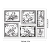 Craspire Vintage, Bird Stamp, Realistic Birds, Flower, Cute Bird, Birds Pattern Clear Silicone Stamp Seal for Card Making Decoration and DIY Scrapbooking