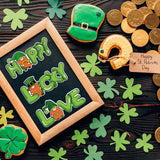 Craspire Happy St. Patrick's Clear Silicone Stamp Seal for Card Making Decoration and DIY Scrapbooking