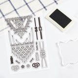 Craspire Love Lace, Rope, Knot Clear Silicone Stamp Seal for Card Making Decoration and DIY Scrapbooking