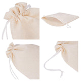 25 pc 25PCS Burlap Bags with Drawstring Gift Bags Jewelry Pouch for Wedding Party Treat and DIY Craft - 7 x 5 Inch, Linen