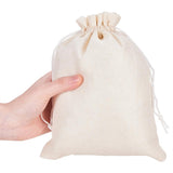 25 pc 25PCS Burlap Bags with Drawstring Gift Bags Jewelry Pouch for Wedding Party Treat and DIY Craft - 7 x 5 Inch, Linen