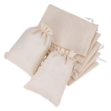 25 pc 25PCS Burlap Bags with Drawstring Gift Bags Jewelry Pouch for Wedding Party Treat and DIY Craft - 7 x 5 Inch, Linen