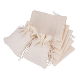 25 pc 25PCS Burlap Bags with Drawstring Gift Bags Jewelry Pouch for Wedding Party Treat and DIY Craft - 4.7 x 3.5 Inch, Linen